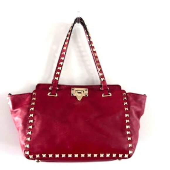 Valentino Garavani Red Rockstar 2 Way Bag - Picture 1 of 14